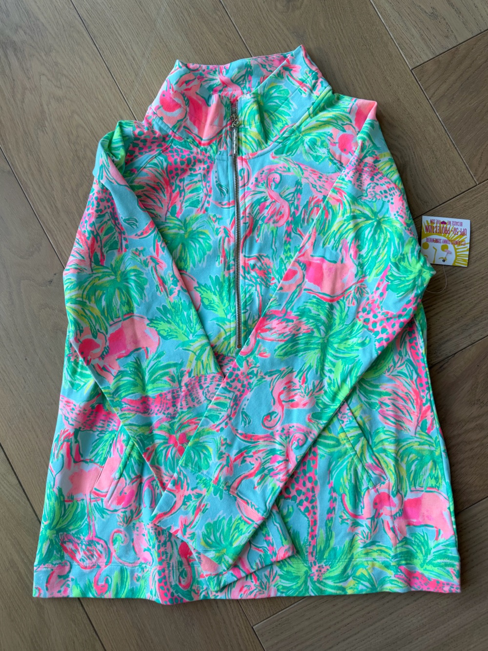 NWT Lilly Putlizer UPF 50+ SKIPPER POPOVER - On Parade - Sz L